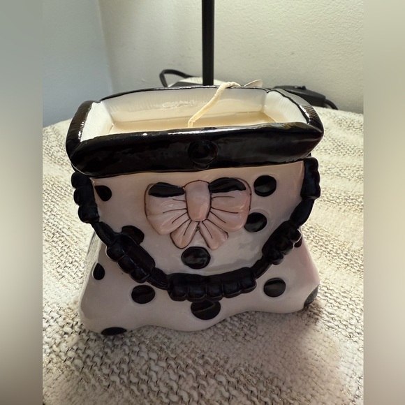 Vintage cute ceramic purse candle holder - Picture 10 of 11